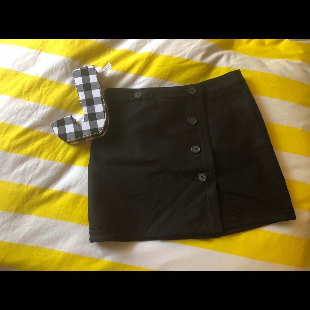 Ann Taylor Loft wool mini skirt